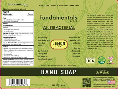 Lemon 8 Oz (Funlb202009 00069antibacterial Soap Lemon)